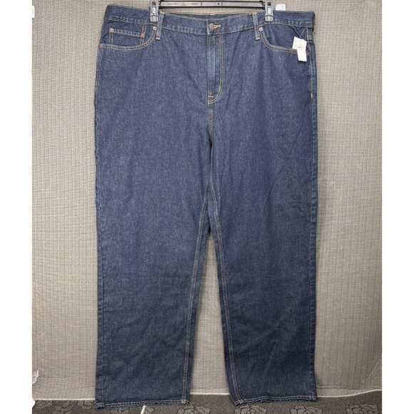 Old Navy Mens Size 48x34 Blue Loose Fit Denim Jeans - Picture 1 of 11